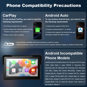 Pantalla Táctil de 7 Pulgadas para Motocicleta con Carplay, Navegación, Tablero Digital Portátil, Android Auto, Monitor Impermeable ZC18C - Product Image 6