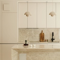 Ensemble d'armoires de cuisine Senger Home Decorate, modulaire, écologique, moderne, durable, en panneaux de mélamine, pour appartement
