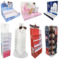 Présentoirs de sol en plastique ondulé Coroplast pour supermarchés, promotionnels, pour magasins de détail, étagères en PVC