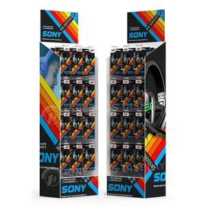 Nhà Máy Giá các tông sóng điện thoại di động trường hợp kệ trưng bày giấy tầng móc hiển thị với Hooks - Product Image 5