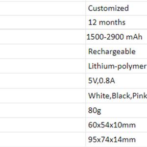 Batería Externa Recargable Mini en Oferta con Cable Integrado para iPhone - Product Image 5