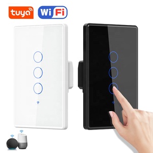 Fcc ETL chứng nhận Google nhà chúng tôi không trung tính dây phiên bản tuya wifi thông minh cảm ứng ánh sáng chuyển đổi màn hình cảm ứng điện chuyển đổi - Product Image 3