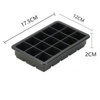 Offre Estivale : Bac à Glaçons Carrés en Silicone Réutilisable, Sans BPA, Qualité Alimentaire, avec Logo Personnalisé, Empilables
