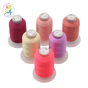 Высококачественные нитки для вышивания и шитья Hongqiao 120D/2 Tex 27 Tkt 110, окрашенные в массе, с покрытием, для обуви, сумок, одежды - Product Image 6