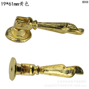 <b>Antique</b> Style Zinc Alloy Drawer Handle 19x61mm Chinese Classic Cabinet Pull Single Hole Novelty Shape BA7 BD58 - Product Image 5