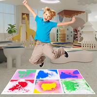 6 pièces de tuiles sensorielles colorées en ABS pour tout-petits, tapis sensoriels liquides, coins d'activités tactiles amusants, jouets éducatifs en forme de cercle