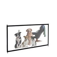 Barrière de Sécurité Transfrontalière pour Animaux de Compagnie, Sans Perçage, pour Chats et Chiens, Clôture Intérieure/Extérieure, Filet de Protection pour Poulets et Canards en Polyester