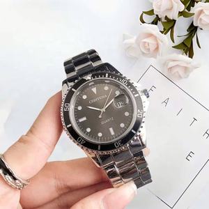 Montre de plongée bicolore en acier inoxydable pour hommes, montre à quartz multifonction avec affichage de la date, montre de luxe décontractée pour hommes - Product Image 2