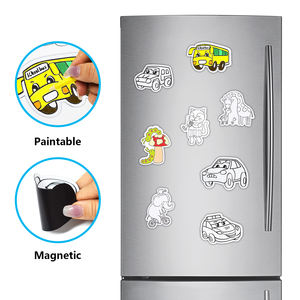 Giocattoli Magnetici Educativi Fai-da-Te per Bambini, Adesivi Riutilizzabili e Colorabili per Frigorifero e Apprendimento, Attività di Disegno Sicura per Età 2-14 - Product Image 6