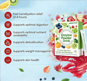 Poudre enzymatique naturelle de fruits et légumes OEM/ODM pour la santé digestive et le soutien intestinal, la perte de poids et le métabolisme pour hommes et femmes - Product Image 5