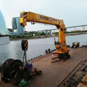 HAOY <span class=keywords><strong>6</strong></span> Tonnen Konstruktion Hydraulische Winden lift ausrüstung Teleskopausleger-Anhänger kran - Product Image 4