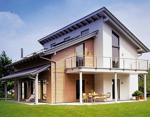 Maison modulaire préfabriquée de luxe en acier léger, design <span class=keywords><strong>3D</strong></span>, villa pour une vie moderne - Product Image 1