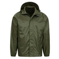 Veste imperméable à capuche pour homme, confortable, respirante, avec fermeture éclair, imprimé logo personnalisé, tissu solide