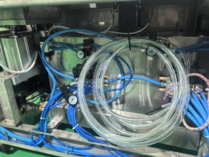 Ham xúc xích tự động khay nhựa chân không niêm phong máy thermoforming máy đóng gói chân không cho trái cây - Product Image 3