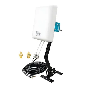 Antena Exterior <span class=keywords><strong>MIMO</strong></span> 2x2 con Ganancia de 14dBi, Totalmente Compatible con 5G, 4G, LTE y WiFi, Admite Múltiples Operadores, Mejora la Señal del Hogar - Product Image 1