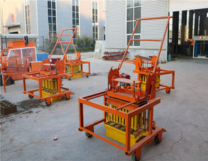 Prezzo a buon mercato motore Diesel combustibile cemento blocco di mattoni macchina di pressatura per la realizzazione di blocchi cavi - Product Image 4