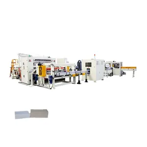 2023 New Facial Tissue /Hand Towel making product line folding machine updated V folded