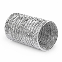 Tuyau d'évacuation flexible en aluminium pour la ventilation des chambres à moteur, des générateurs, des ateliers et des applications industrielles