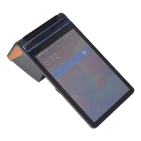 Terminal de point de vente mobile Android 12 avec écran de 8 pouces, processeur 8 cœurs, 3 Go de RAM, USB, NFC, Wi-Fi sans fil, Bluetooth