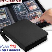 Porte-cartes avec fermeture éclair pour 16, 9 ou 4 emplacements - Grande capacité - Organisateur de jeux en cuir PU - Logo personnalisé disponible