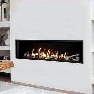 Caminetto <span class=keywords><strong>a</strong></span> <span class=keywords><strong>Gas</strong></span> Moderno PANSEE da 48 Pollici con Effetto Legna Artificiale, Telecomando, Tipo da Incasso per <span class=keywords><strong>Gas</strong></span> Naturale, per Soggiorno e Cucina - Product Image 4