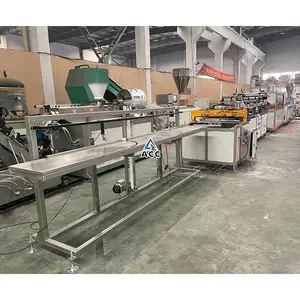 Plastic 600mm WPC Profile Making Machine For Interior Wall Panel Cladding Production Line