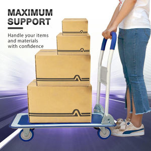 Carrello Elettrico a 4 Ruote per Carichi Pesanti, Piattaforma di <span class=keywords><strong>Trasporto</strong></span> <span class=keywords><strong>Elettrica</strong></span> per Merci - Product Image 5