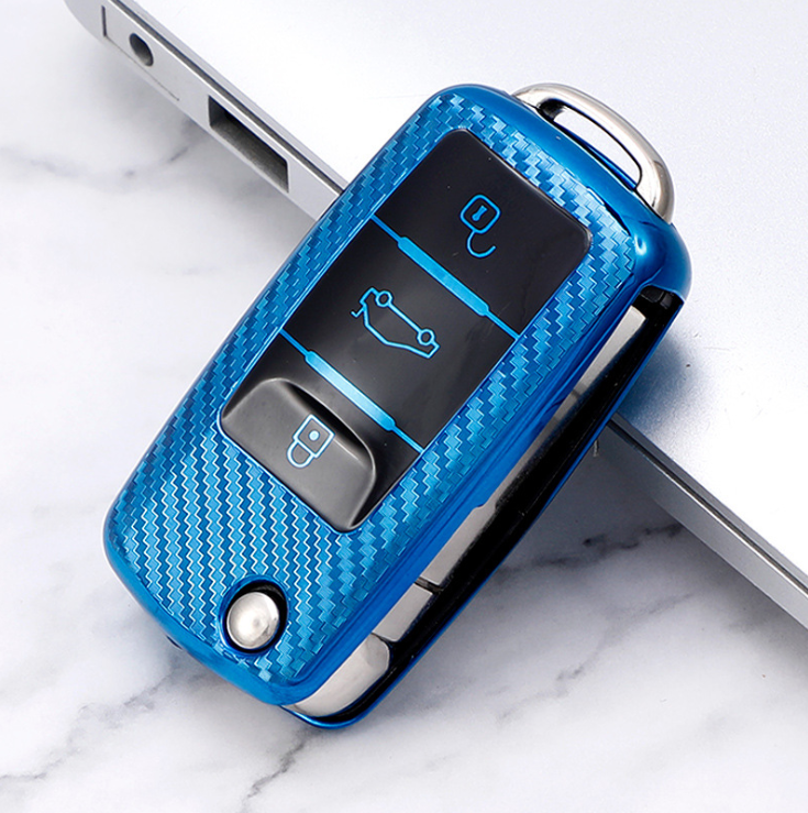 ТПУ чехол для автомобильного ключа флип-Брелок чехол для Vw Volkswagen Jetta Passat Golf Beetle Rabbit Gti Cc Bora кошелек аксессуары для ключей