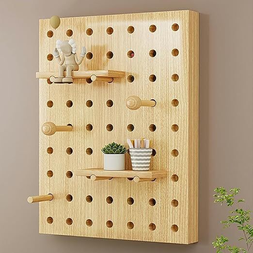 Wood Fuse Box Cover with Shelves Meter Box Decorative Cover, Breaker Box Cover Decorative Wall Decorative
