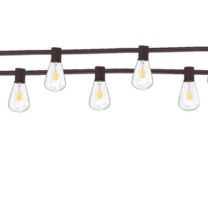 Brown String <b>Light</b> with 30 Edison Bulbs for Warm Patio Backyard Garden and Party Lighting Decor - Product Image 1