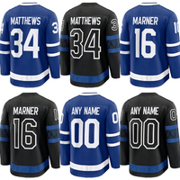 Jersey de Hockey sobre Hielo de los Toronto Maple Leafs, Talla Grande, Cosido, Auston Matthews 23, Matthew Knies 16, Mitch Marner, Transpirable, Venta al Por Mayor