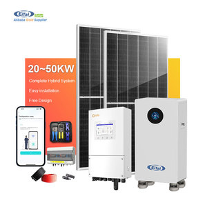 ระบบไฮบริด EITAI แรงดันต่ำ เฟสเดียว 220v 48v 20kw 25kw 30kw 35kw 40kw 45kw 50kw Mppt 50hz พร้อมแบตเตอรี่ลิเธียม - Product Image 1