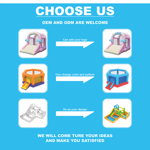 Castillo inflable para niños, parque acuático, casa de rebote con 2 paredes de roca deslizantes largas para uso en interiores y exteriores para juegos de agua en el patio trasero - Product Image 6