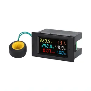 D69-2049 Digital AC Voltmeter and Ammeter Voltage Meters 100A 80-300V Electric Power Energy Power monitoring instrument