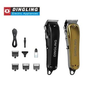 DINGLING Free Sample Rechargeable Wireless Hair Clipper Beard Man Professional Wireless Hair Clippers