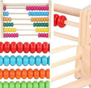 Ábaco de Madera para Niños, Juguete Educativo Temprano con Cuentas de Colores, Marco de Cálculo, Aprendizaje de Matemáticas Montessori 3+ Unisex - Product Image 3