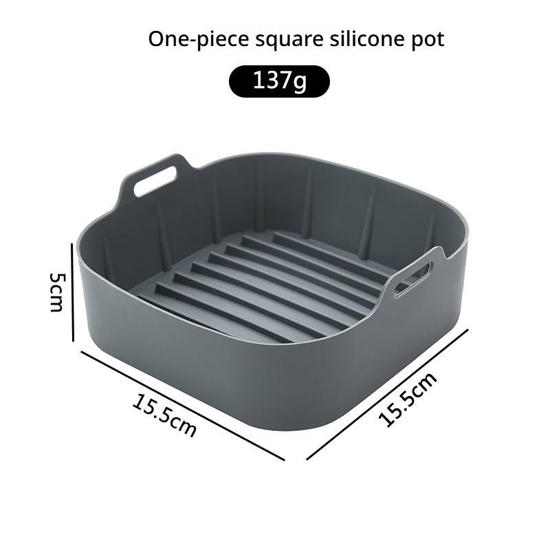 Petit tapis carré pour friteuse à air [gris]