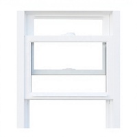 Fenêtre coulissante en PU, fabrication résistante au feu, coupe-vent, imperméable, pour la maison et le bureau, design moderne élégant, anti-moustiques