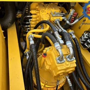 Excavatrice sur chenilles Komatsu jaune d'occasion, modèle PC350, prête à la location - Product Image 5
