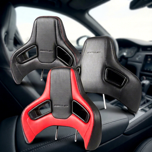 SSCUS OEM Orifix Appuie-tête en cuir PU haut de gamme, profil élégant et installation rapide pour sièges de voiture modifiés, 2,4 kg - Product Image 1