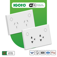 Interruptor de Pared Inteligente IGOTO con WiFi, Estándar Australiano, Interruptor Táctil, Proveedor de Fábrica OEM ODM