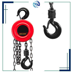 รอกบล็อกโซ่แบบแมนนวล2-4ตันพร้อมตะขอปลอมอุปกรณ์โอเวอร์โหลดและระบบตลับลูกปืนแบบเรียบ - Product Image 1