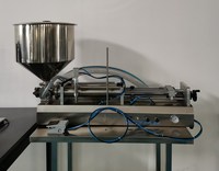 Machine de remplissage avec trémie de liquide, appareil de remplissage semi-automatique avec tête unique, crème, nouveau modèle