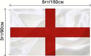 Bandera Nacional Oficial 2026 de 1.52m x 0.91m Ligera de Doble Cara con Ojales de Latón para EE. UU., Canadá, México, Inglaterra - Product Image 2