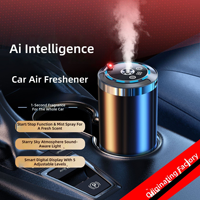 Difusor de Aromaterapia Eléctrico Cilíndrico para Vehículo, con Alimentación USB, Cinco Ajustes, Inicio y Parada con el Coche