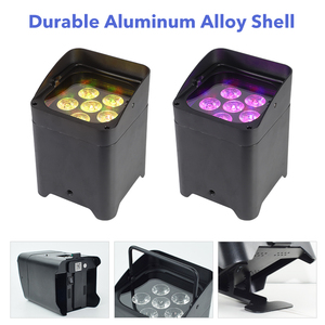 <span class=keywords><strong>2025</strong></span> mới hengyu 10pcs 6x18W không dây DMX Battery Powered WIFI <span class=keywords><strong>LED</strong></span> <span class=keywords><strong>uplight</strong></span> mệnh lên ánh sáng với phí trường hợp đối với Wedding party Bar - Product Image 6