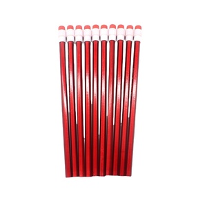 <span class=keywords><strong>Crayon</strong></span> en Bois de Couleur Rouge avec Gomme Logo Personnalisé <span class=keywords><strong>sur</strong></span> <span class=keywords><strong>Crayon</strong></span> Corps Usine <span class=keywords><strong>Crayon</strong></span> en Gros - Product Image 1