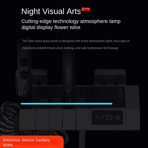 Chống Cháy Nổ Hiển Thị Kỹ Thuật Số Vòi Hoa Sen Phù Hợp Với Màu Xám Đàn Piano Chính Bầu Không Khí Ánh Sáng Mềm Mại Phun Mô Hình Cho Khách Sạn Phòng Tắm Nhà Sử Dụng - Product Image 4