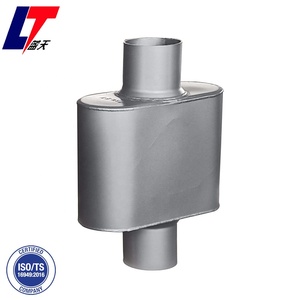 Precio bajo Ss409 <span class=keywords><strong>Flowmaster</strong></span> Oval 4 '9 ''Silenciador de escape Silenciador aluminizado Tubo de acero inoxidable para automóviles - Product Image 4