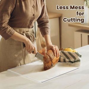 <b>Acrylic</b> Non-slip Clear Eco-Friendly Reusable Durable Kitchenware Cutting Board OEM ODM for Fruit and Vegetable Use - Product Image 3